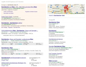 Google Suchergebnisse für Dachdecker Wien